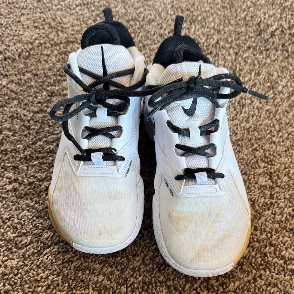 Nike VolleyBall court shoes White and Black Sneakers